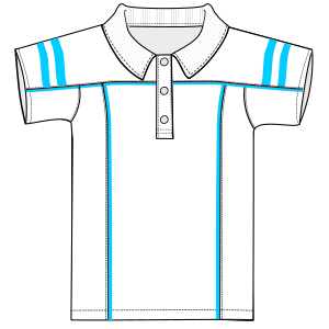 Fashion sewing patterns for MEN T-Shirts Sports Polo 6723